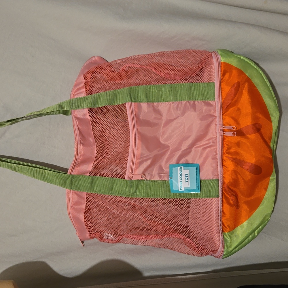 Watermelon Soft Cooler tote beach bag, New